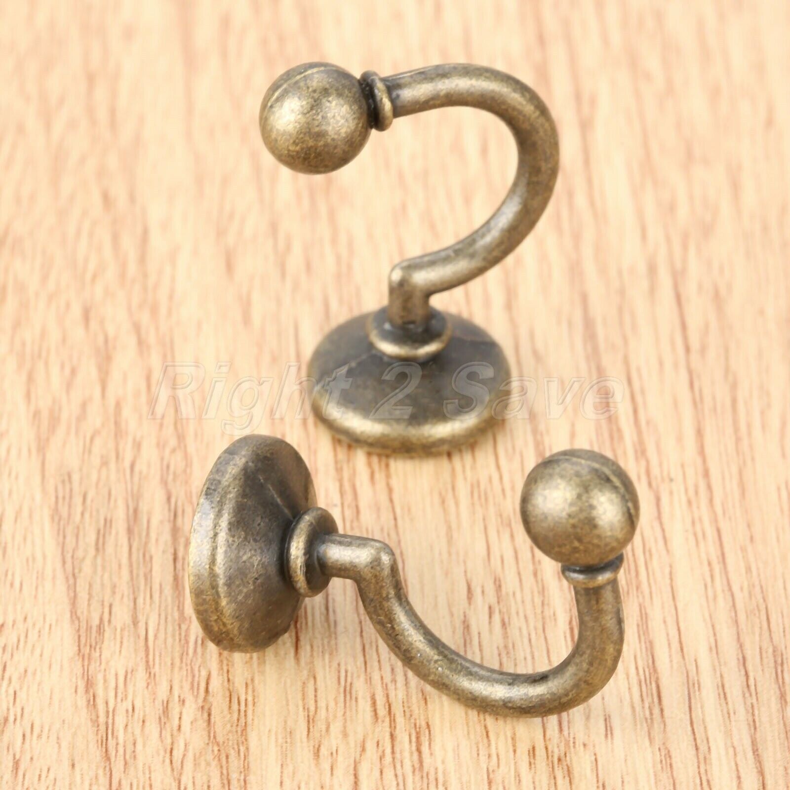 32*23mm Wall Hook Coat Key Hat Clothes Towel Retro Bathroom Kitchen Door Hanger
