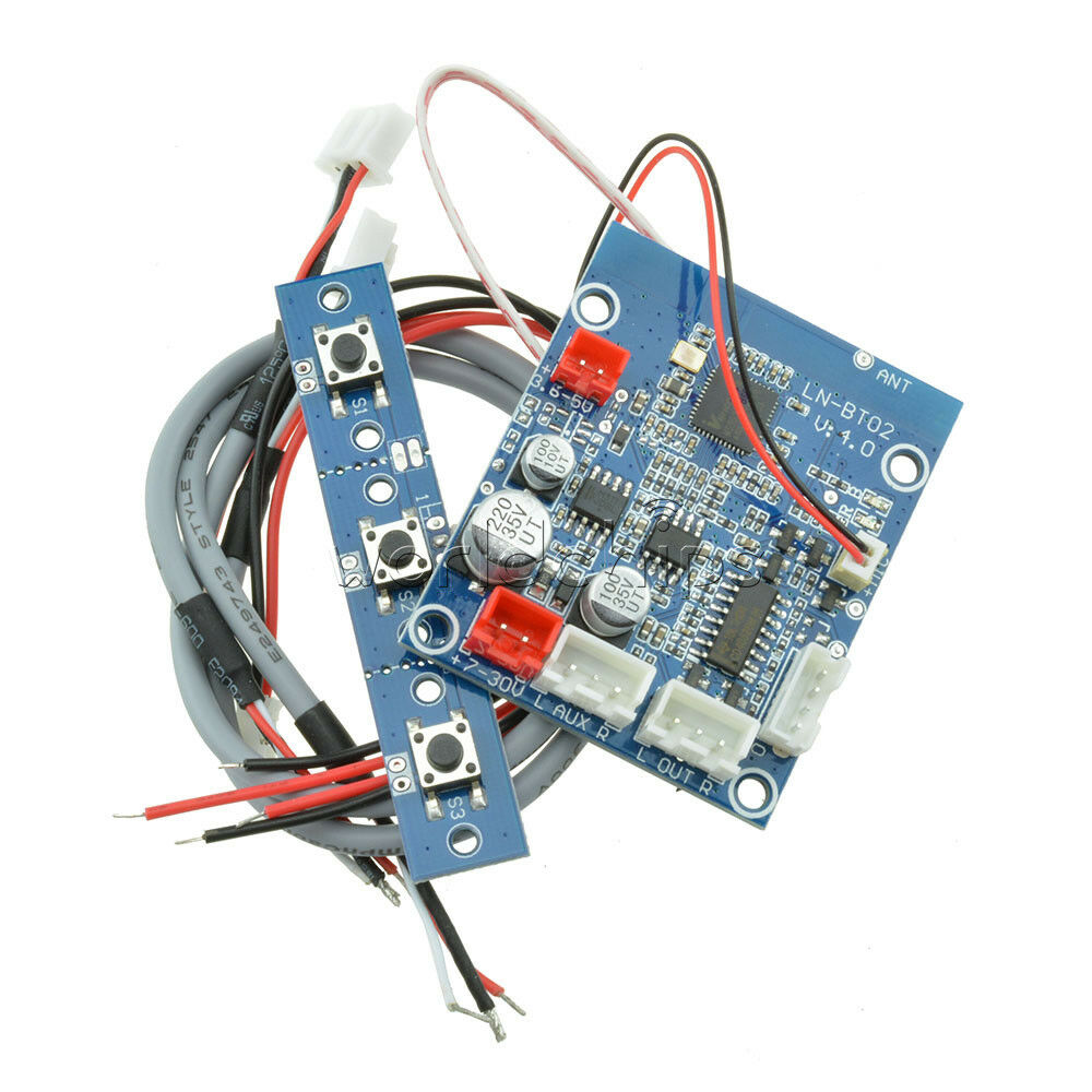 For Car Phone Bluetooth 4.0 Audio Receiver Board Stereo Sound Module LN-BT02