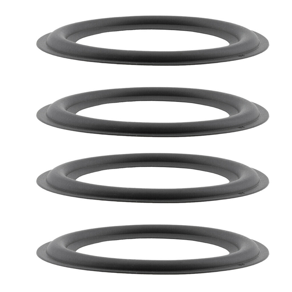 4Pcs Woofer Audio Speaker Part Foam Edge Surrounds Rings Spare Kit 4''