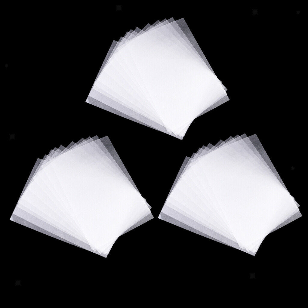 30Pcs Translucent  Shrinkable Paper Shrink Paper Film Sheet DIY Craft