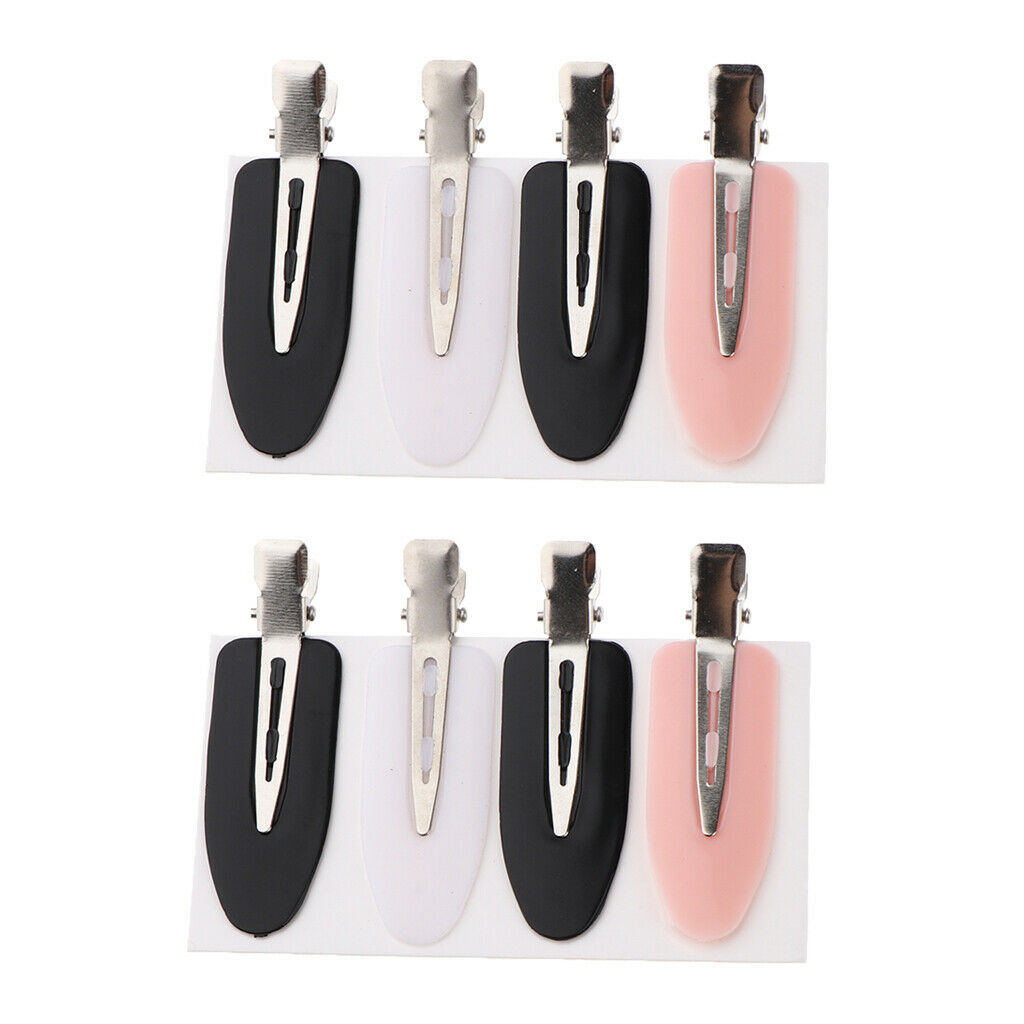 Women Fashion No Bend Seamless Curl Pin Hair Clip for Makeup Hairstyle 8pcs