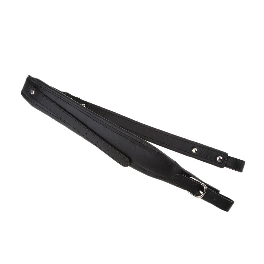 Black Durable Bass Belt Shoulder Strap 80 96 120 Accordion Belt With Buckle