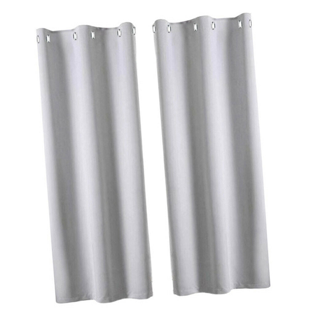 Bedroom Curtains Blackout Drapery Panels, Three Pass Microfiber Thermal