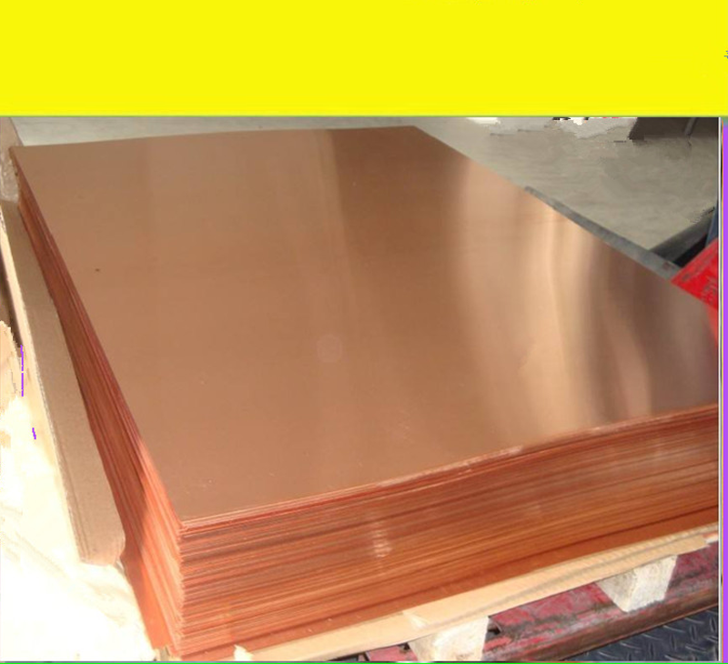 0.02 x Width 100mm x 1000mm 99.9% Pure Copper T2 Cu Metal Sheet Foil Plate Strip