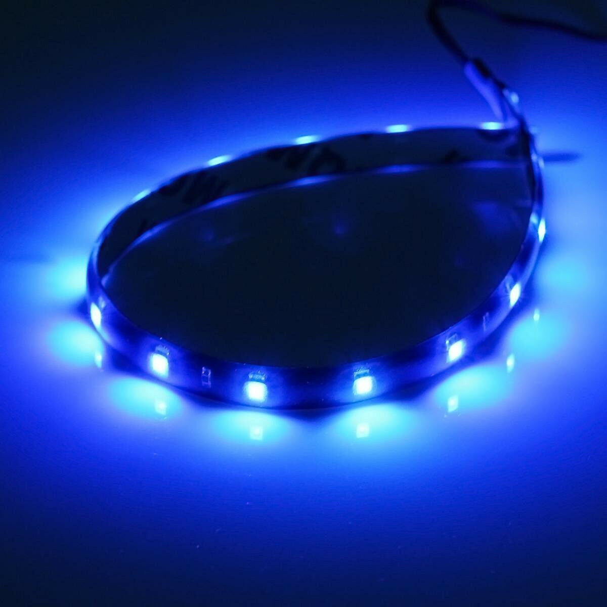 4x15LED Waterproof Car Grill Flexible Light Strip / Interior Atmosphere Lamp 12V