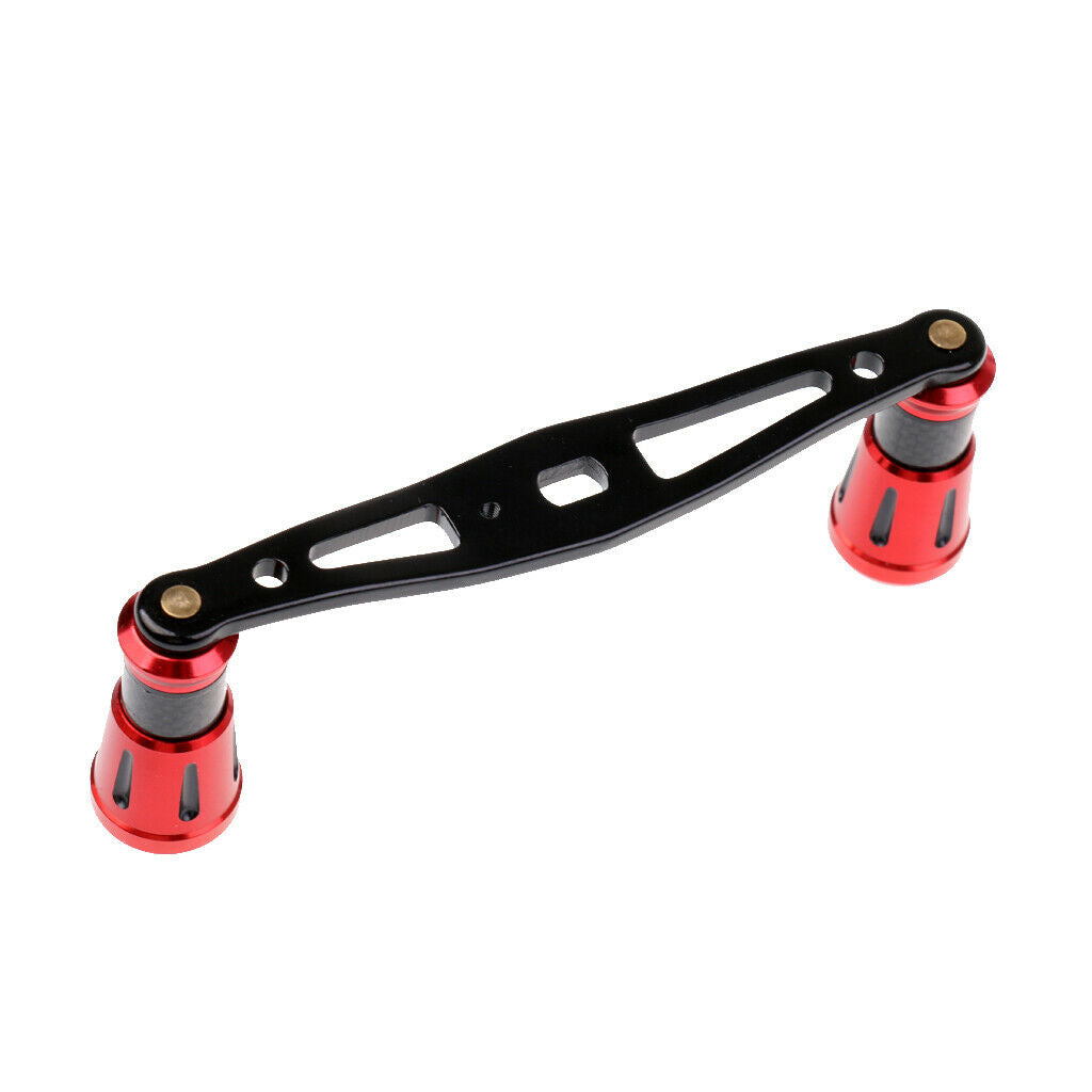 Aluminum Alloy Fishing Reel Handle Rocker for Baitcasting Fishing Reel Black