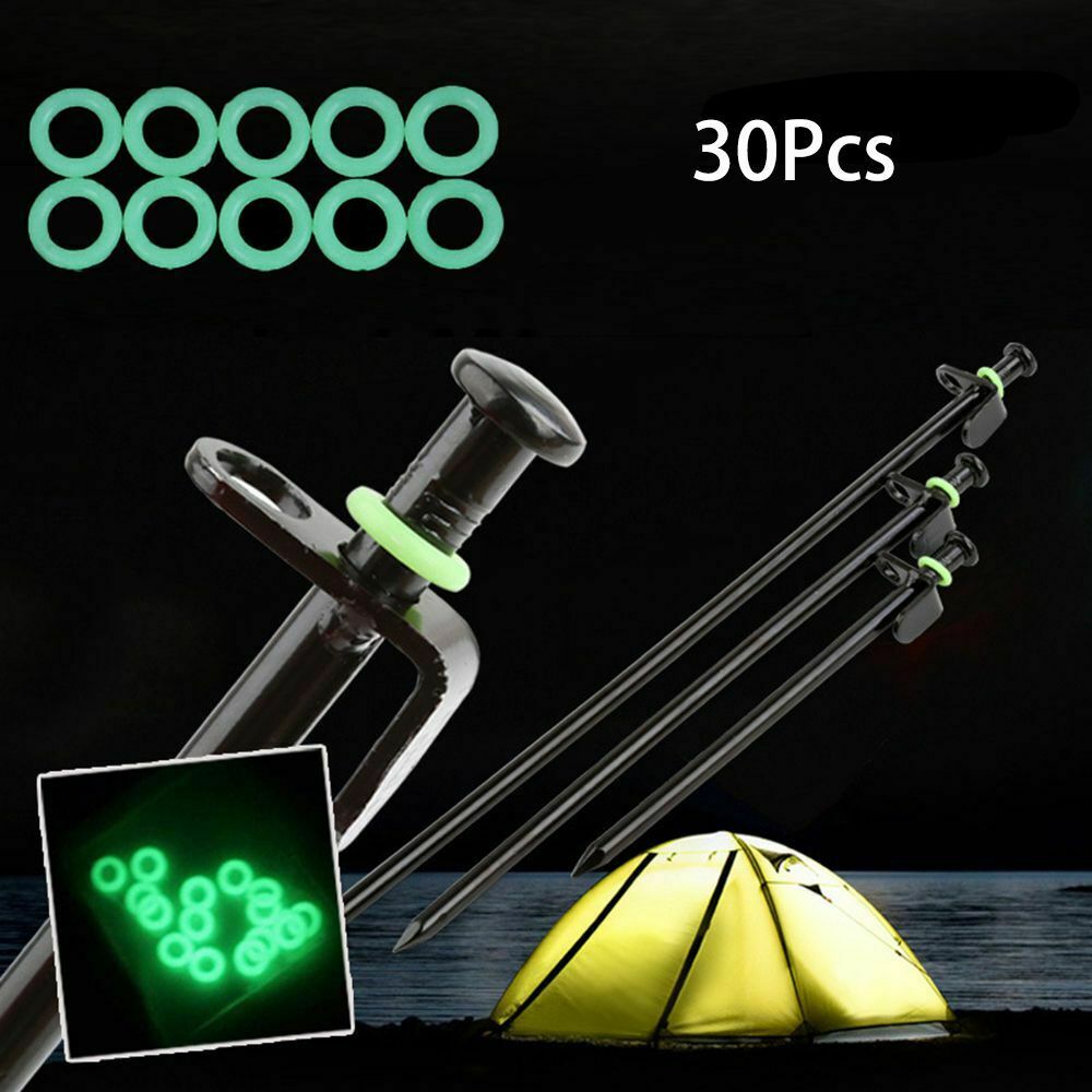 Fluorescent Tents Accessories Outdoor Camping Fishing Rod Rings Tent Nail Ring
