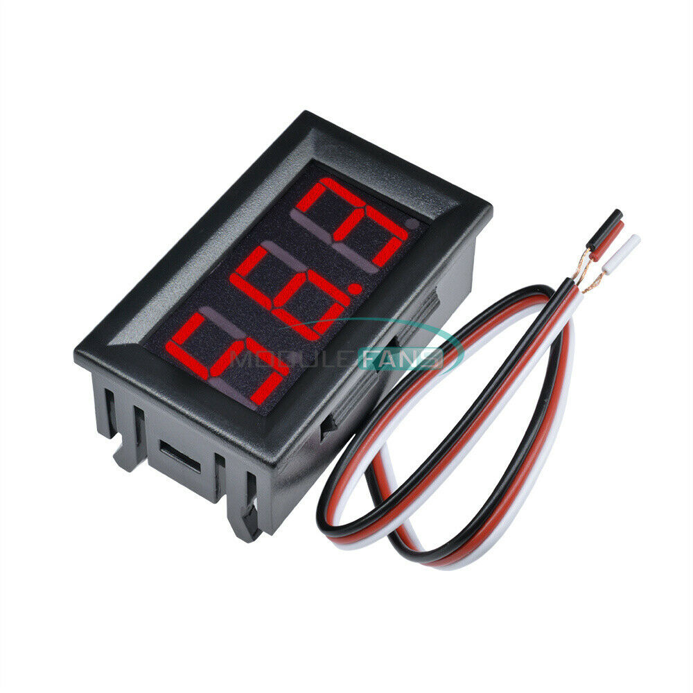 DC 0V to 99.9V Red LED Panel Meter Mini Digital Voltmeter Tester