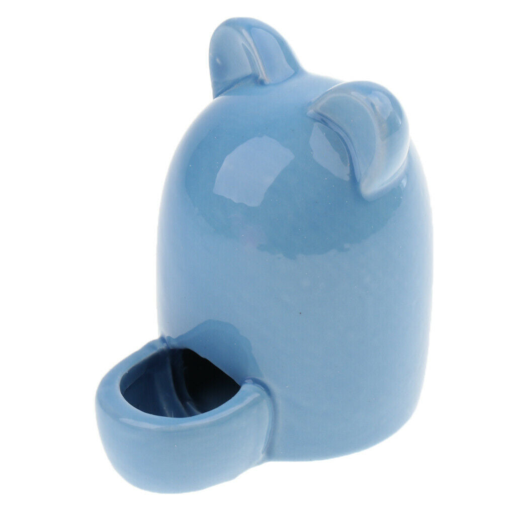 Blue Automatic Pet Feeder,Bird Hamster Small Animal Feeder, Automatic Feeding
