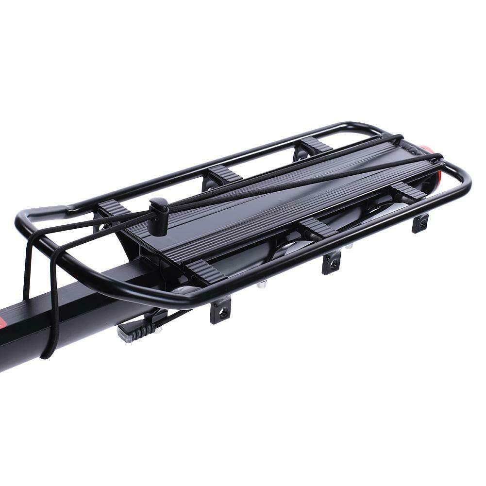 Bicycle Outdoor MTB Mountain Bike Black Rear Pannier Carrier Rack Seat Post Kit