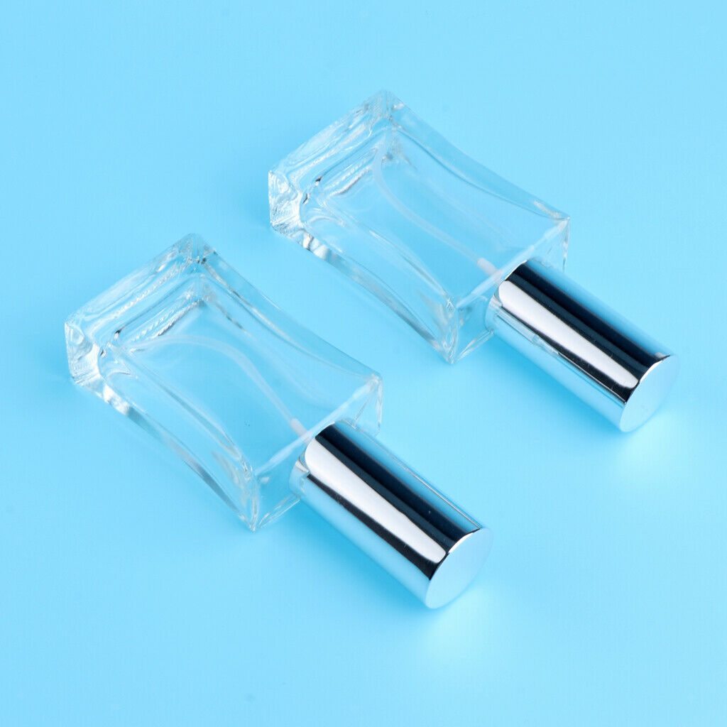 2Pcs Refillable Empty Perfume Pump Spray Bottle Easy to Fill Scent Aftershave