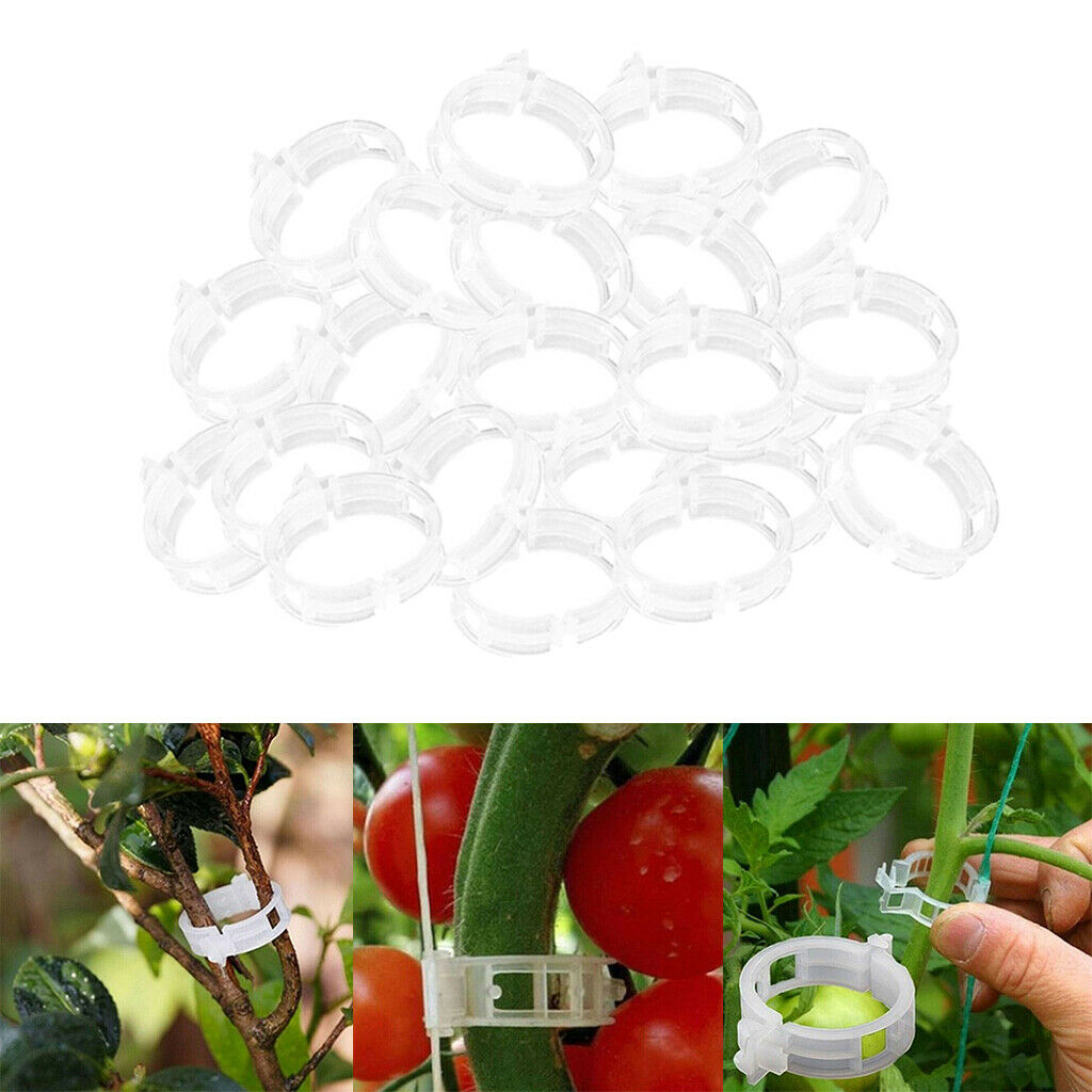 200x Plant Support Clips Tomato Trellis Grafting Clips Tomato Clamps Clips