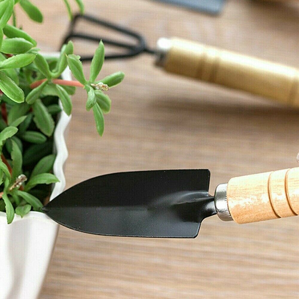 3Pcs/set Mini Cultivator Fork Trowel Shovel Gardening Garden Plant Tools Set AU