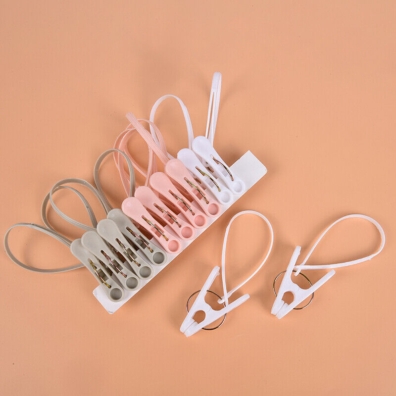 12Pc Mixed Color Plastic Clothes Pegs Clip Home Hangers Clothes Towel Dry.l8