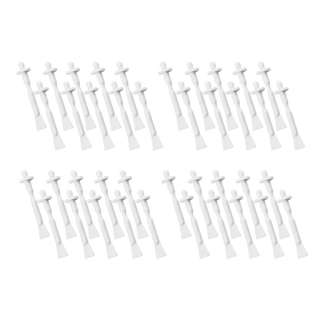 Plastic Waxing Applicators Sticks(40 Pieces) for Facial & Eyebrows Nose Hair Wax