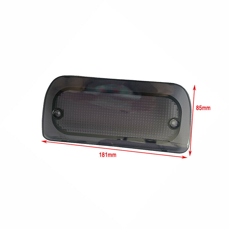 Fit Chevy Crew Cab S10 GMC Sonoma Reg 1994-2004 Third 3rd Brake Light Lens Smoke