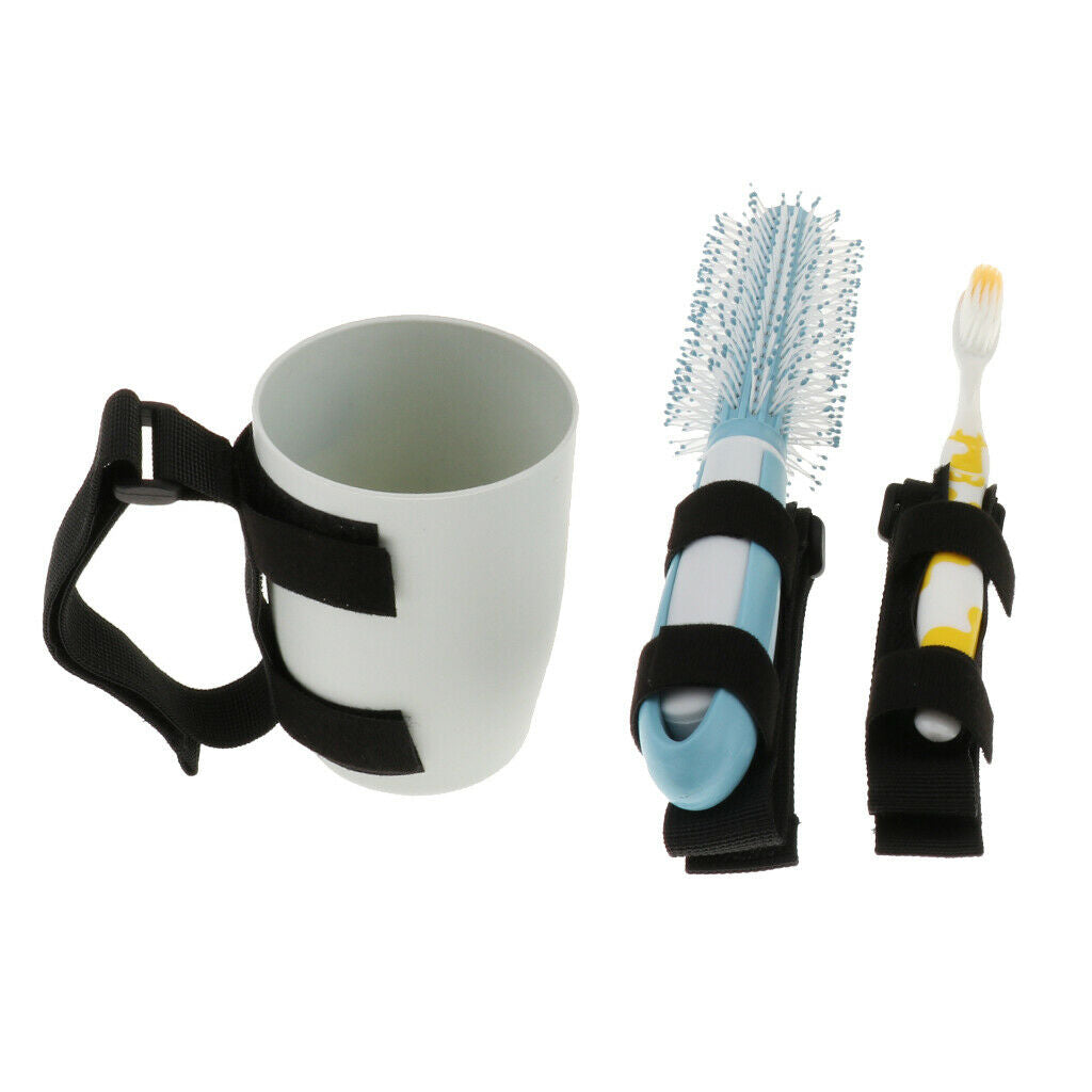 3x Toothbrush Hairbrush Comb Cup Cup For Elderly