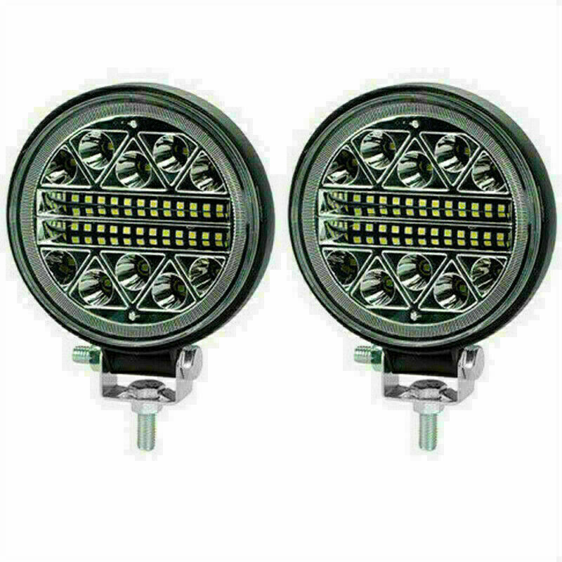 2pc LED Work Light Bar 4WD Off Road Boat SPOT Flood Driving Fog Lamp 4"inch 102W