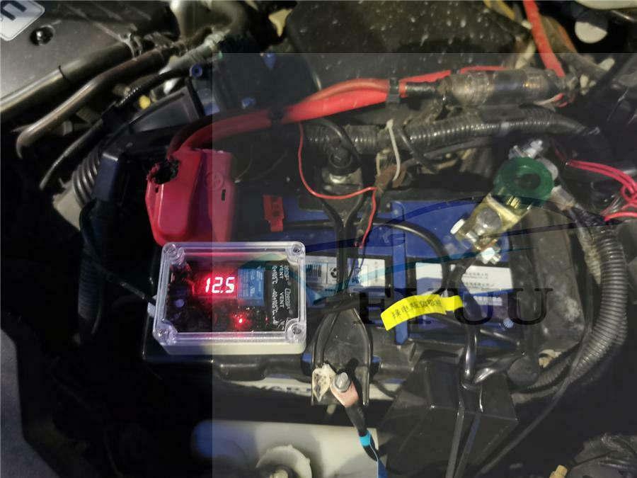 12v Car Battery Disconnect Cut Off Isolator Master Switches Voltmeter Display