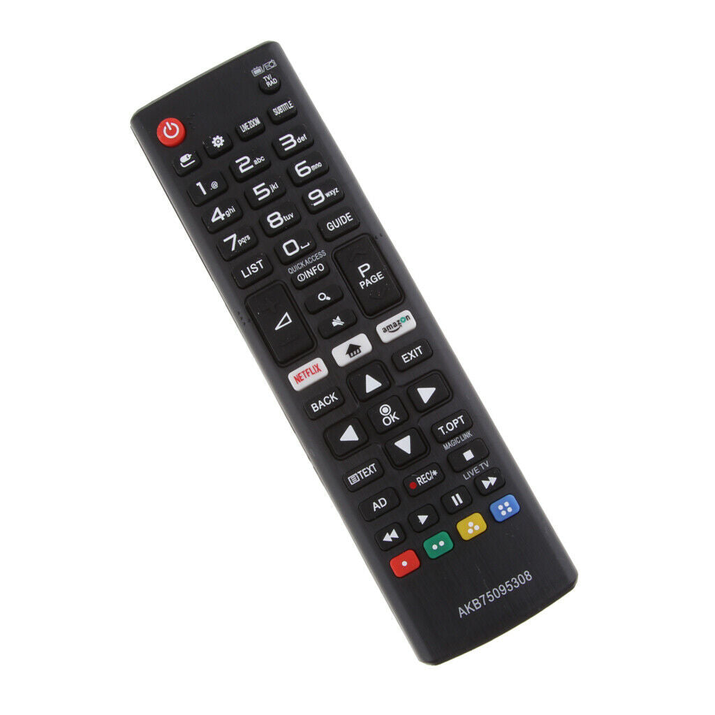 Portable Smart TV Remote Control Replacement for LG AKB75095308