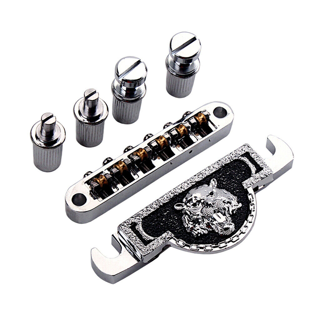 Electric Guitar Tailpiece Bridge Roller Saddle for LP Guitar Accessory