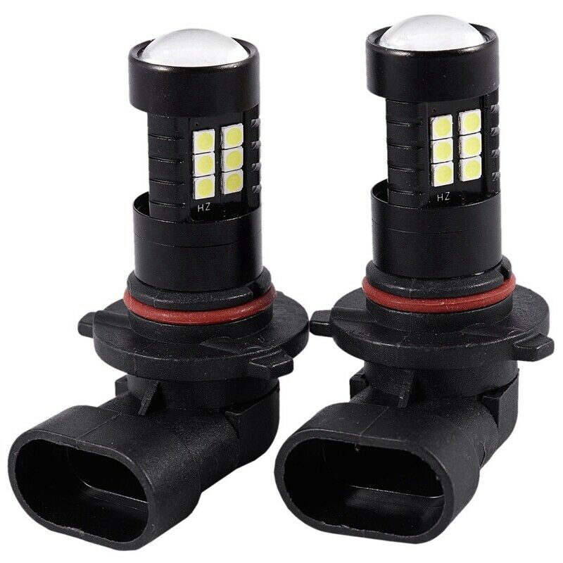 2Pcs Led HB3 9005 Fog Light Bulb 1200lm 6000K White Car Daytime Running Lamp AB1