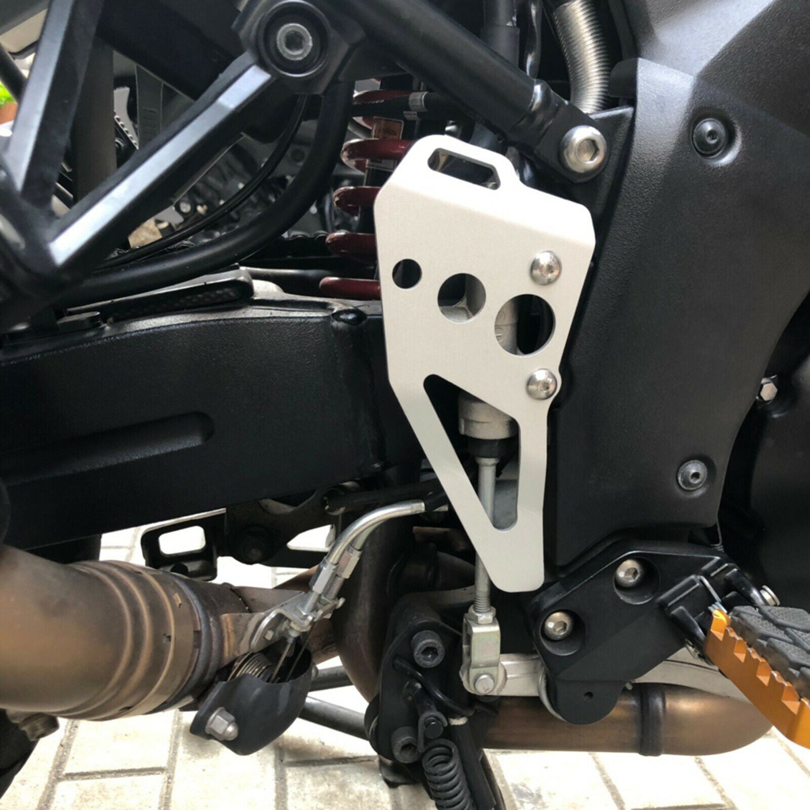 Rear Cylinder Cover Guard Pump Fits for Suzuki Practical Replace Black