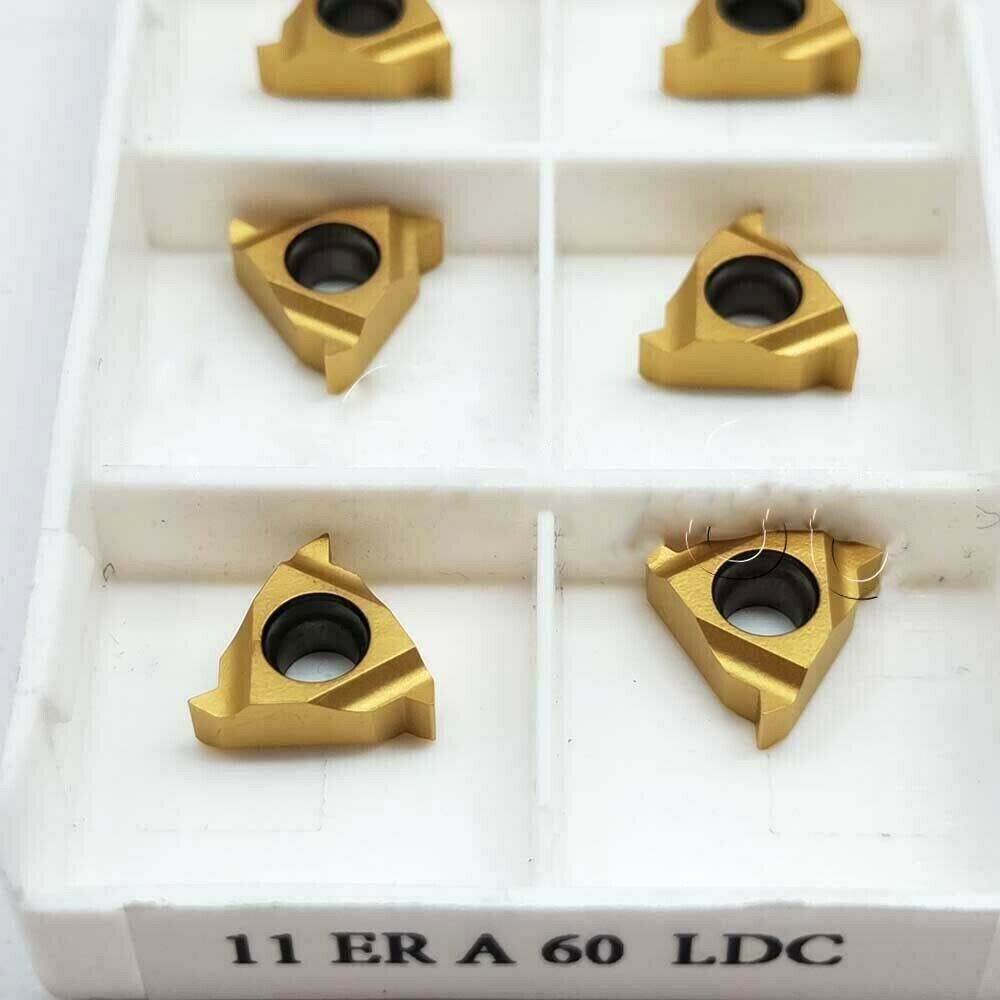 11ER A60 LDC Indexable CNC Carbide Threading Insert For Turning Tool Holder