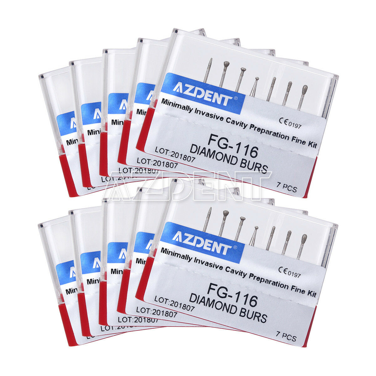 50 X Dental Diamond Bur FG Minimally Invasive Cavity Preparation Fine Kit FG-116
