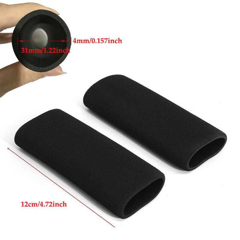 Handlebar Grips Sponge Foam Levers Cover Universal Anti Slip Motorcycle ATV Bike