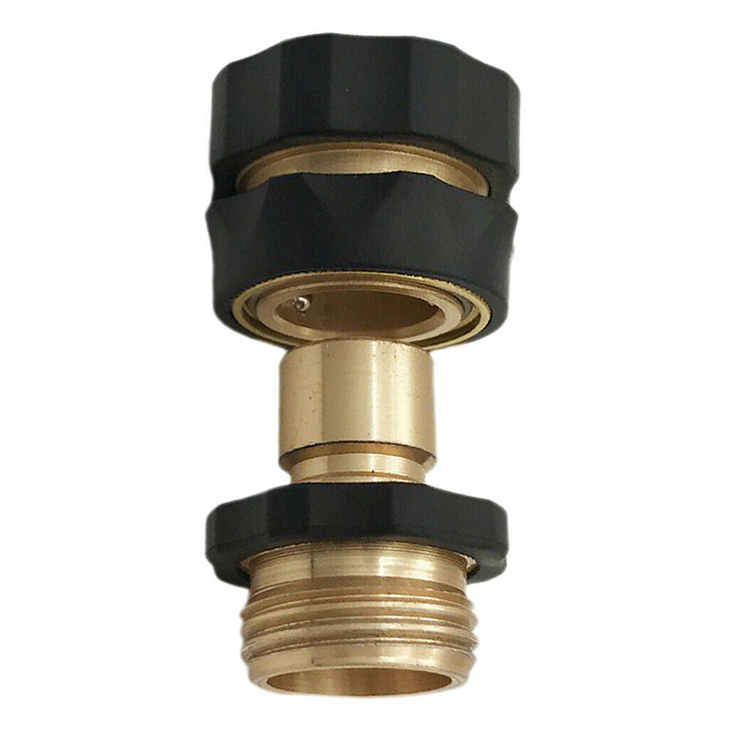 3/4 Inch Garden Hose Fitting Quick Connector Male and Female Set