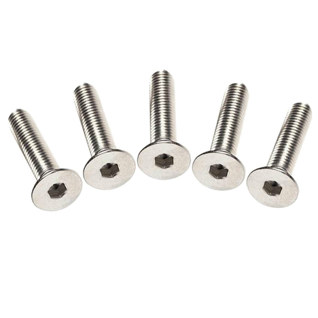 100pcs M3x15 Flat Head Socket   Screw Stainless Steel Allen Hex Drive Bolt
