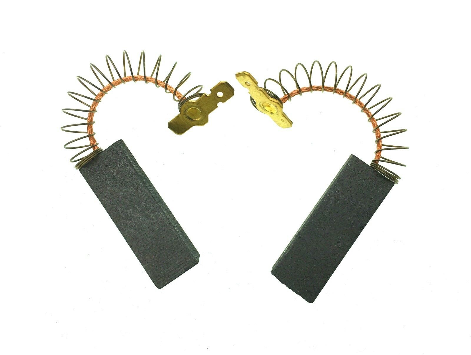 2 Pieces Washing Machine Motor Laminated Carbon Brushes for BOSCH SIEMENS 154740