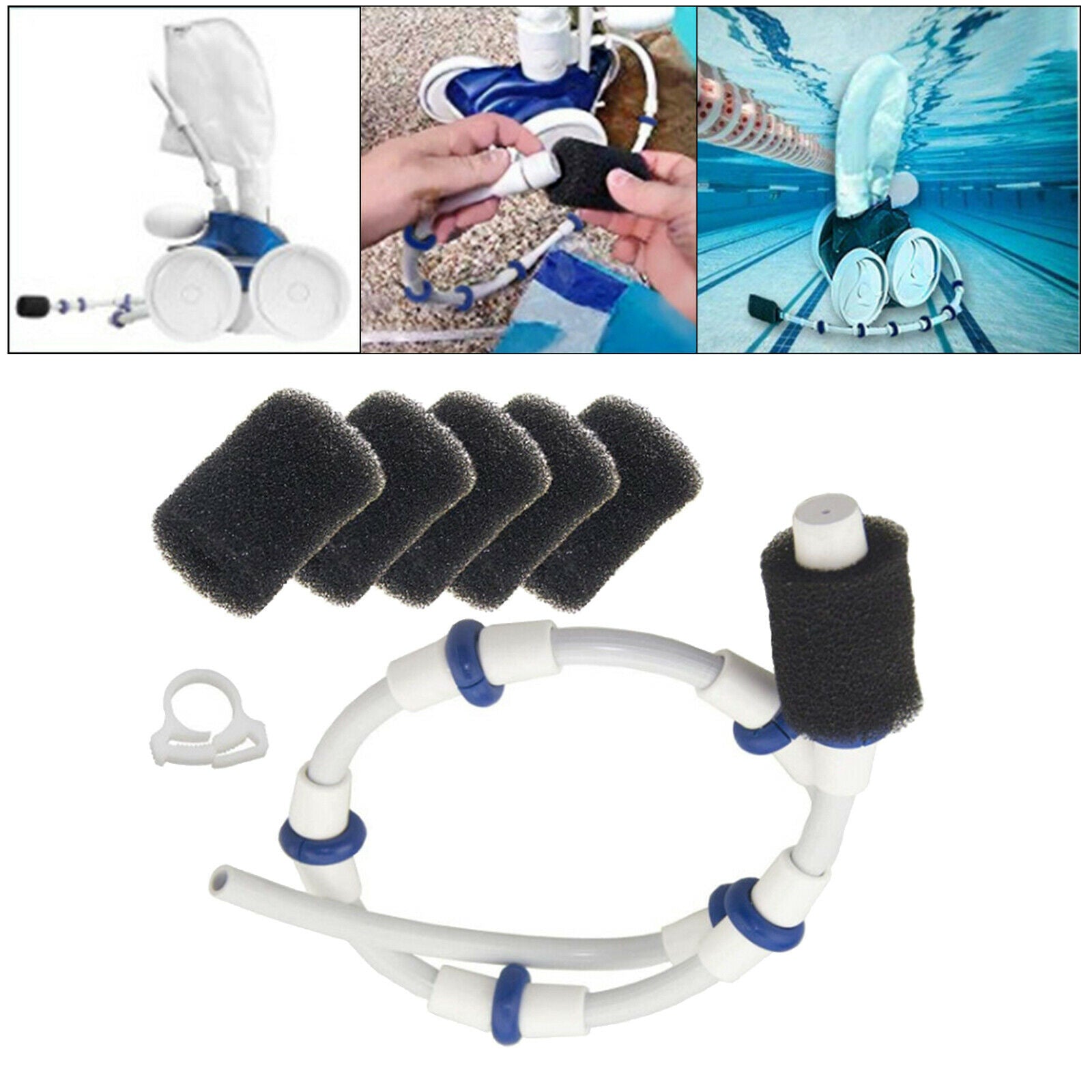Durable Pool Cleaner Sweep Hose Complete B5 Fits for Zodiac Polaris 180 380