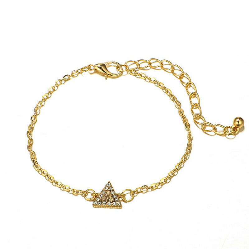 4Pcs/set Geometric Chain Bracelets for Women  Charm Bangles Fashion Jewel.l8
