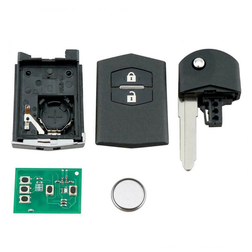 SKE126-01 2 Button Smart Remote Flip Key Fob ID63 fit for Mazda 2 3 5 6 8 New