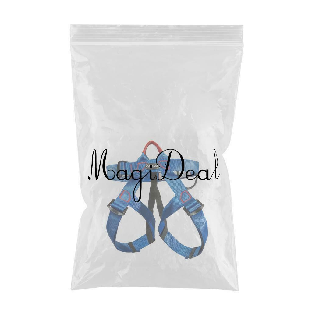 2X Climbing Harness Safety Belt Tree Climbing Rappelling Equip Blue