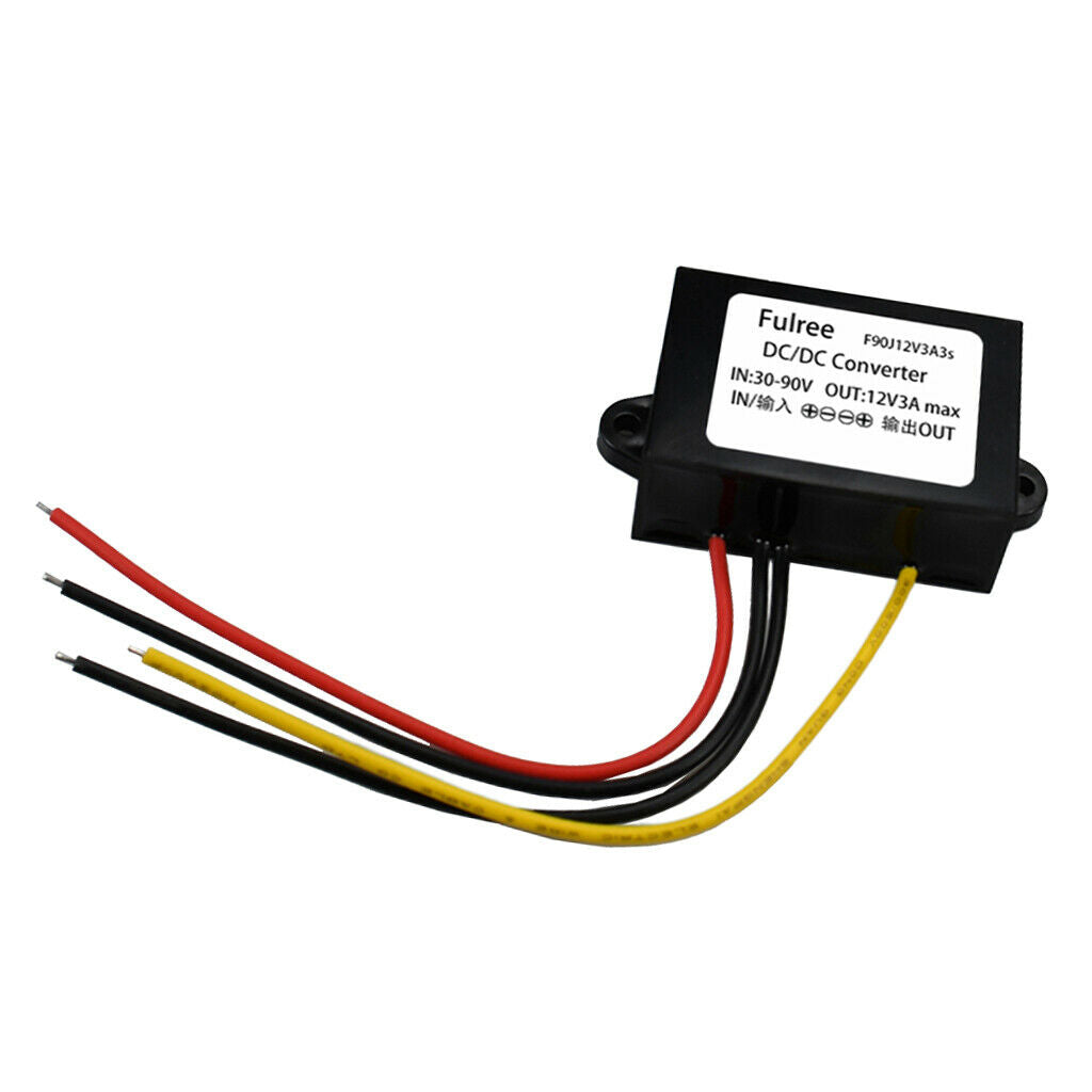 DC/DC Power Converter Regulator Module  Adapter 30-90V to 12V 3A