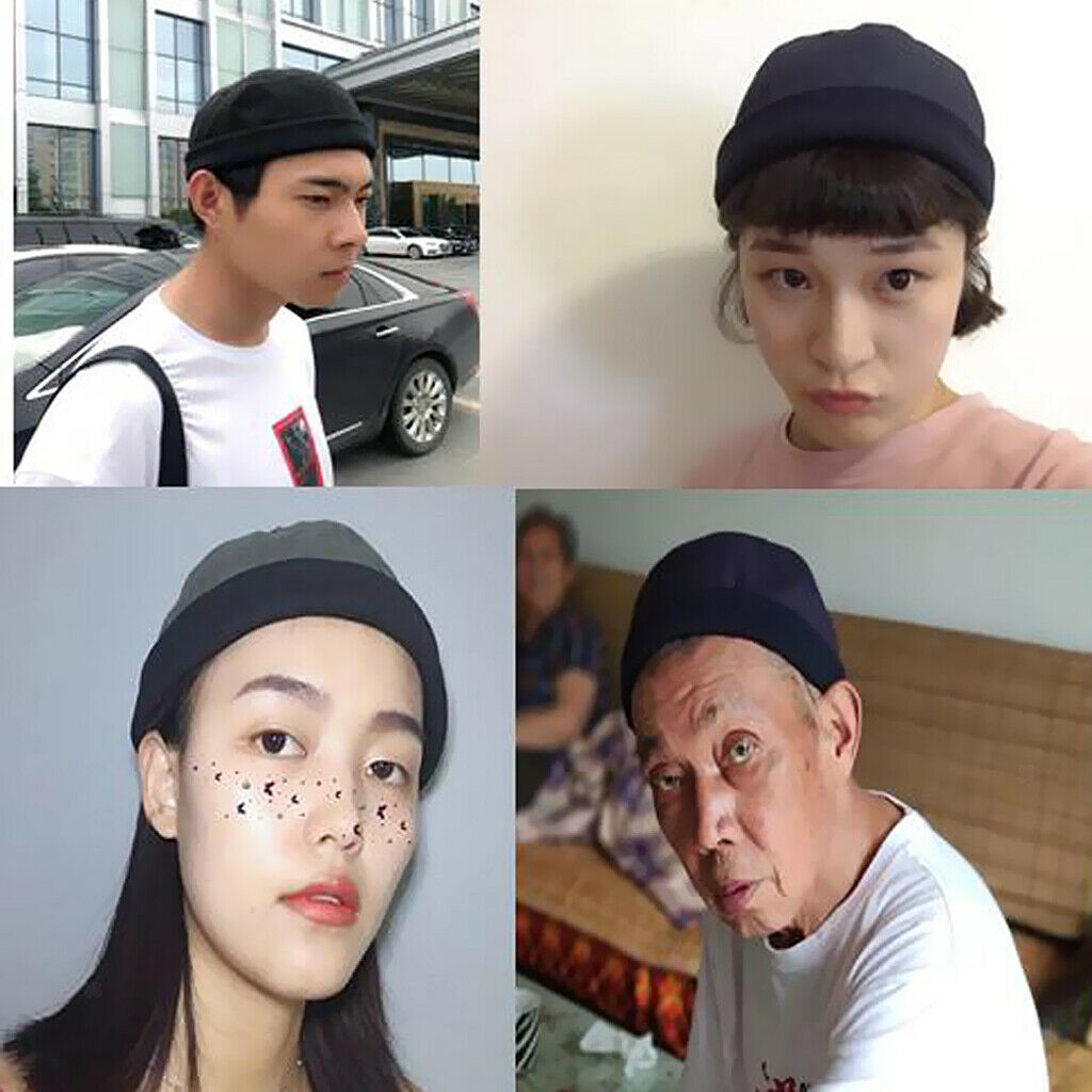 3 pcs Women Men Retro Docker Leon Beanie   Pure Cotton Hat