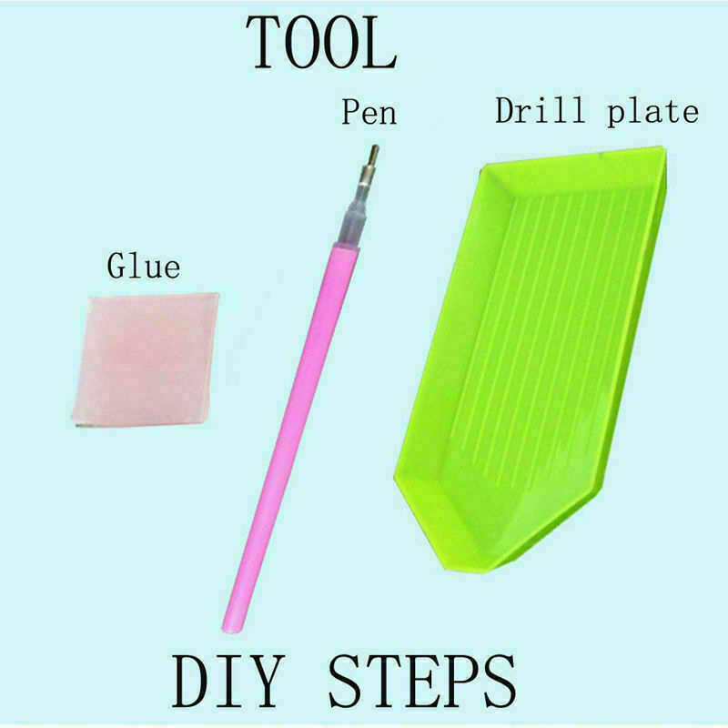 New DIY Full Drill Diamond Painting Kit for Adults Cross Stitch Embroidery Arts