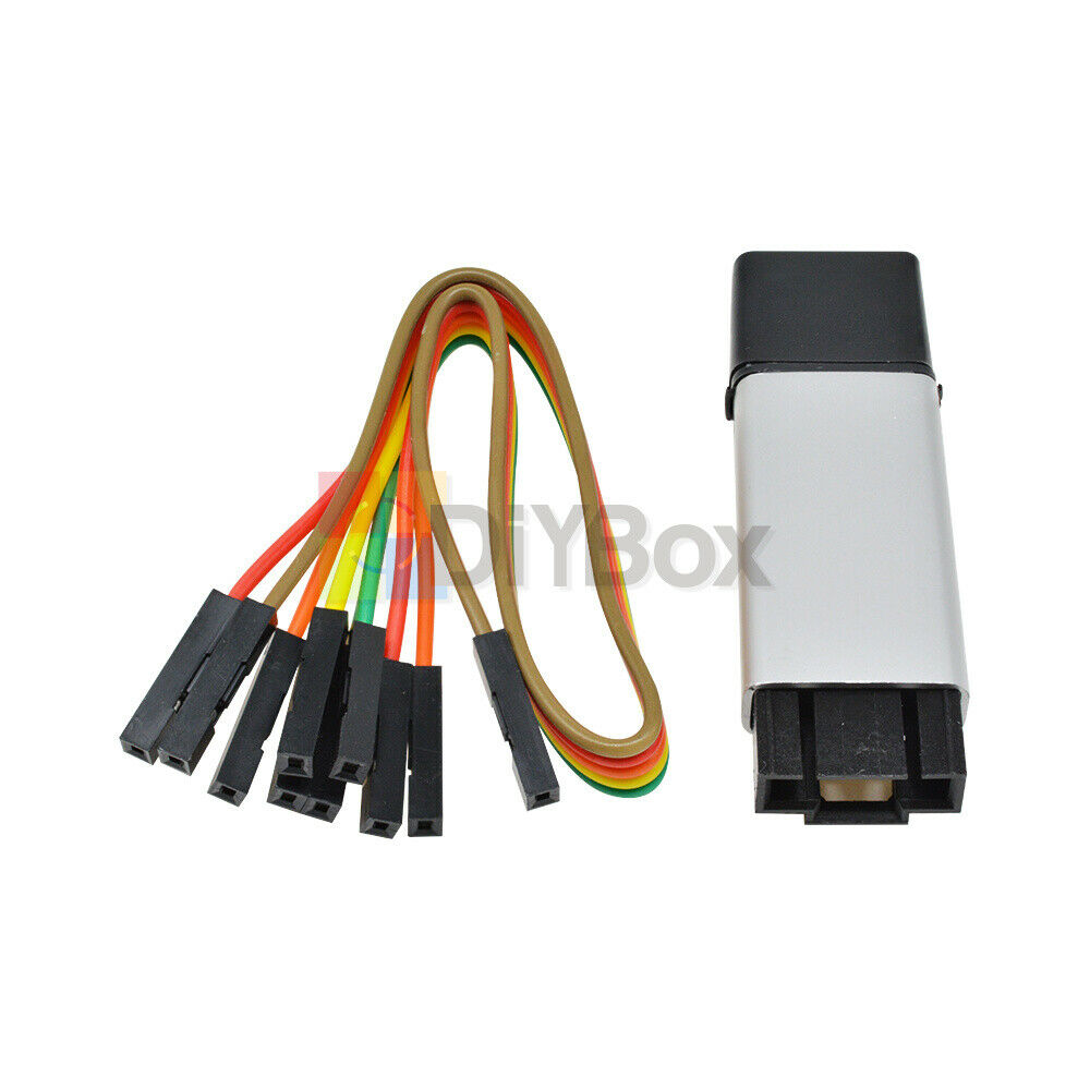 USB2.0 to TTL UART 5PIN Module Serial Converter CP2102 STC PRGMR with Metal case