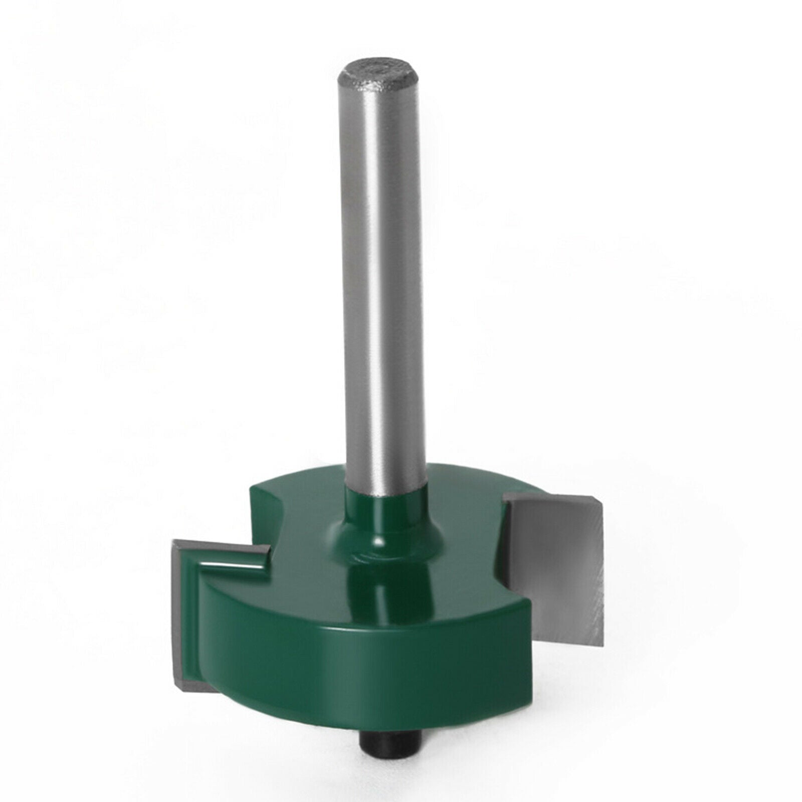 1/4" Cemented Carbide Rabbet Router Bit Cutter with 6 Bearings Set Durable