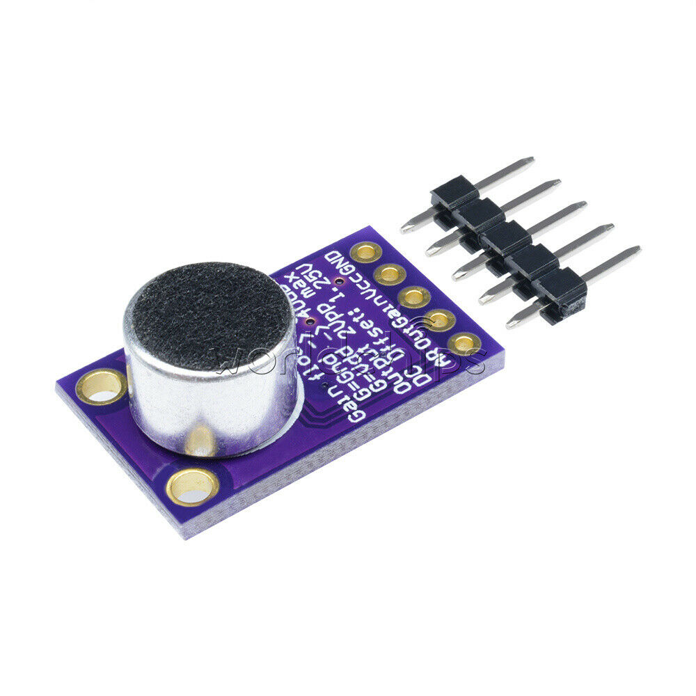 Electret Microphone Amplifier Module MAX9814 Auto Gain Control for Arduino