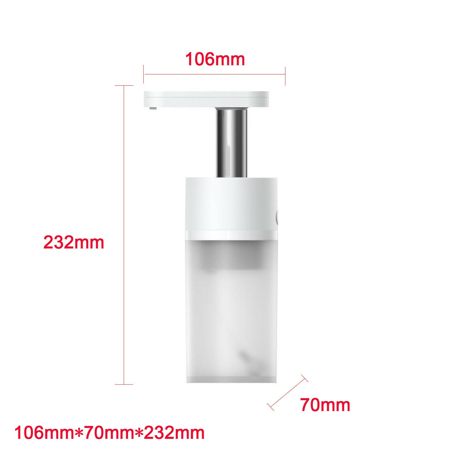 Portable Electric Automatic Foaming Soap Dispenser Touchfree for Kids Hotel