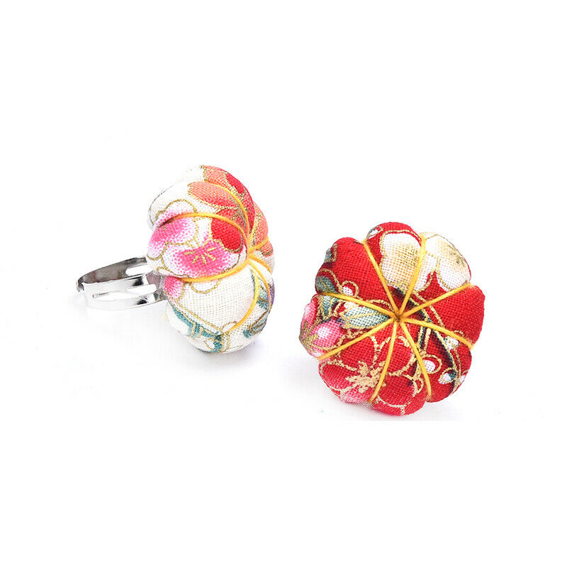 Rings Pin Cushion Base Needle Pillow Finger Holder Sewing Craft Stitch DI.l8