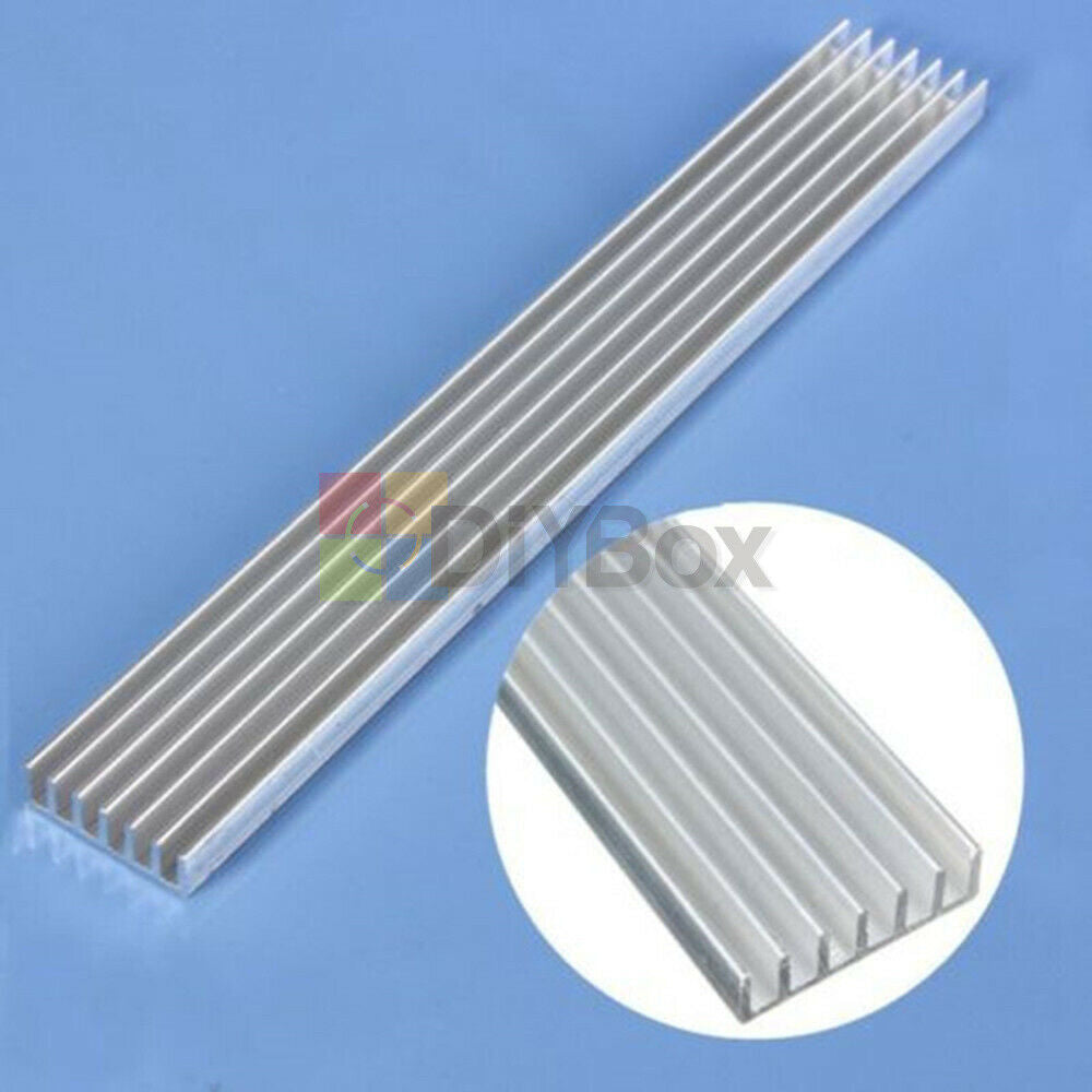 10PCS 150x20x6mm Long Heatsink Aluminum Heat Sink for LED Power Amplifier Board
