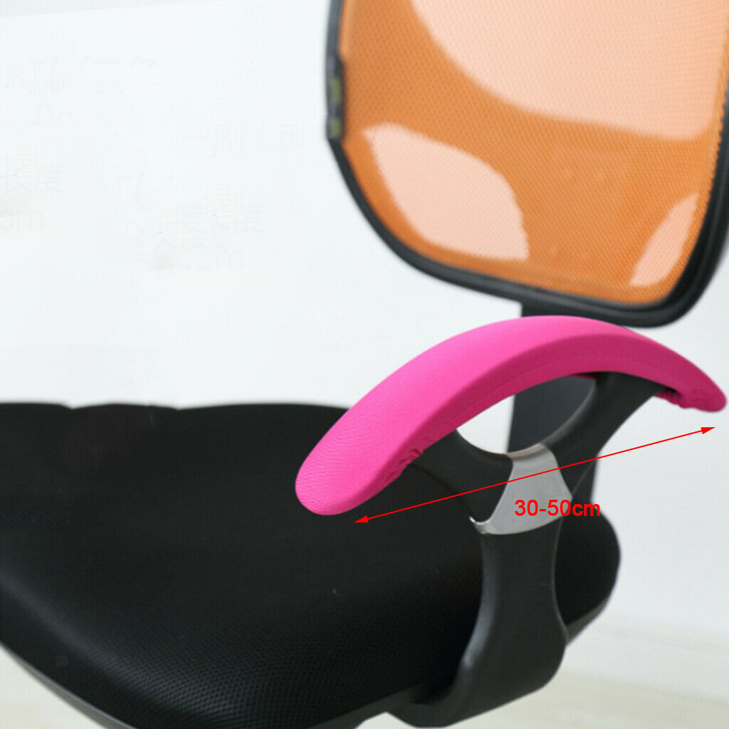 Pair of Chair Armrest Covers Elastic Protector Room chair Arm Cover Rosy