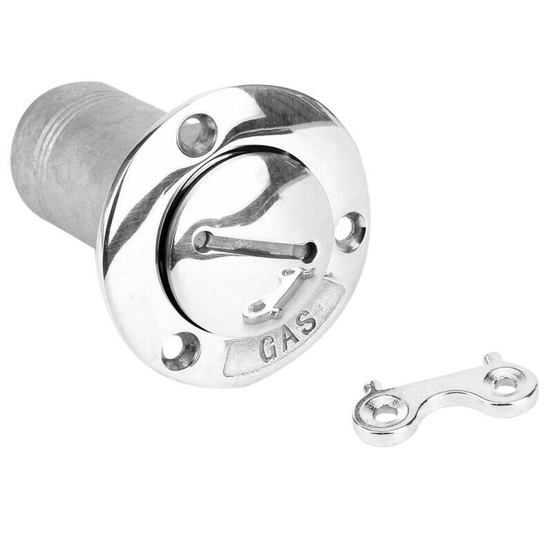Marine Boat Deck Fuel Filler with Key Cap 38mm 1.5 in 316 Stainless Steel BoatU7