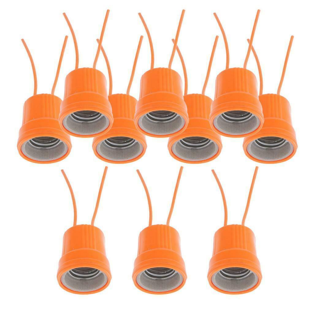 Terrarium Habitat Lighting  Lamp Holder Light Head For Reptiles 10 Pack