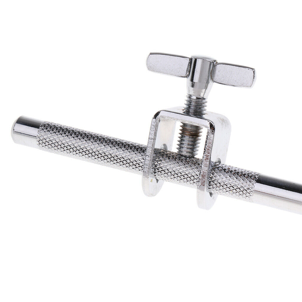 Adjustable DIY Metal Bass Drum Hoop Mounted Cowbell Holder Clamp